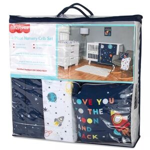 FISHER PRICE
Baby Nursery Bedding Crib, 4 Piece Set